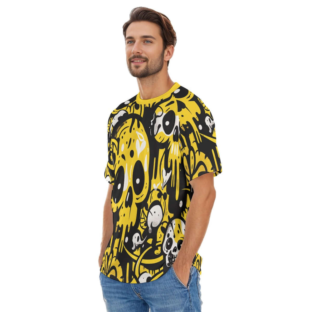 Street Style Men's Classic Crew Neck Short Sleeve T-Shirt