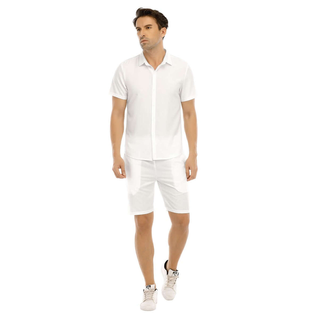 Archiify Pop art style Print Men's Short Sleeve Shirt Set