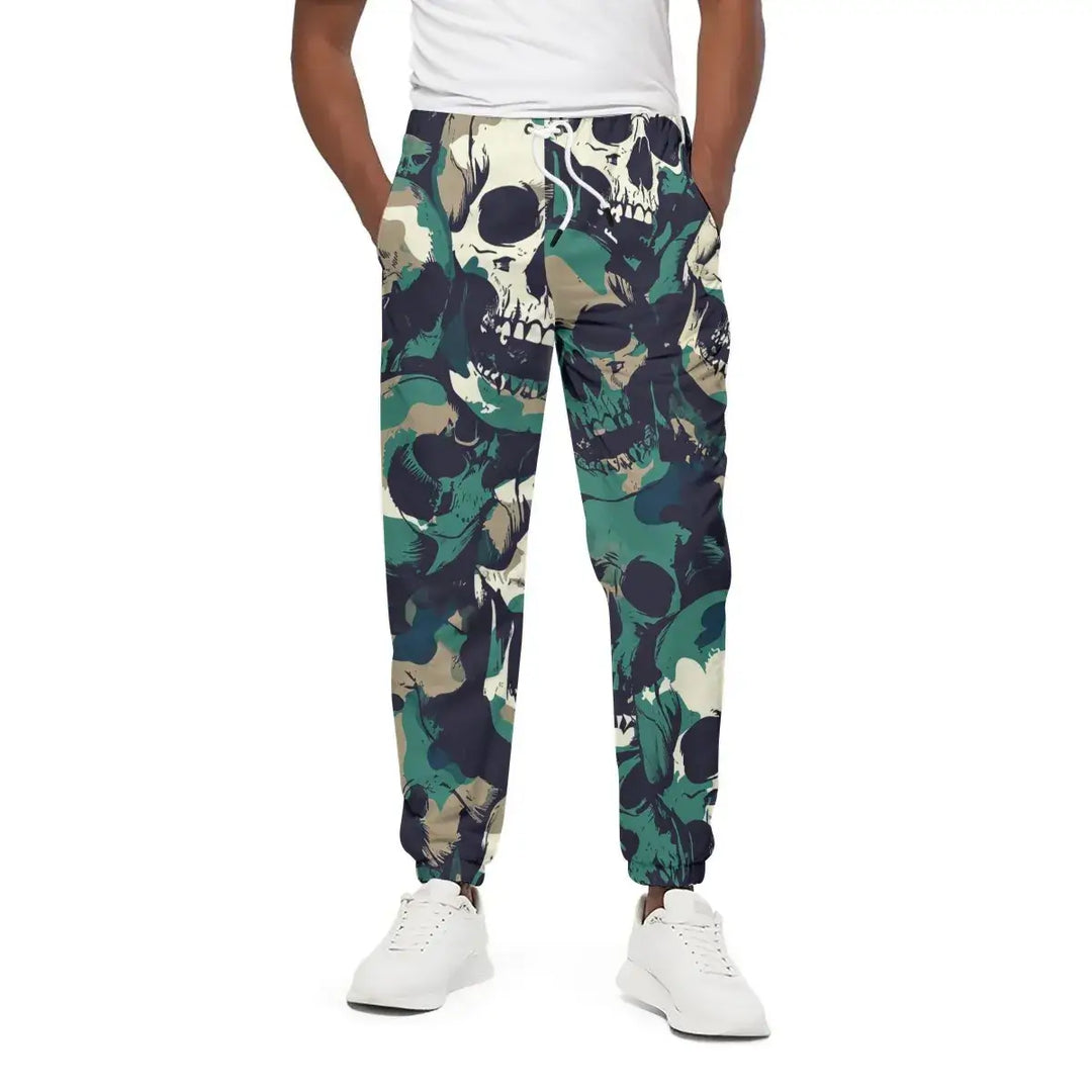 Skull Camouflage Men's Casual Long Stretch Pants-Archiify