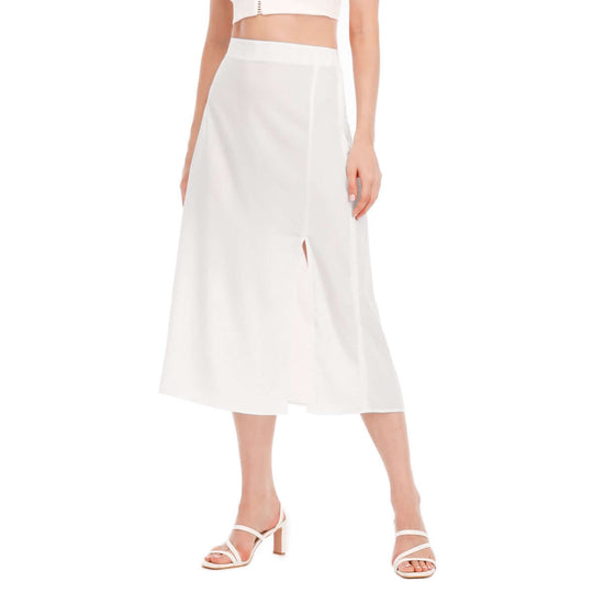 Hippie Bohemian Style Geo Print Women's High Slit Long Skirt - Archiify
