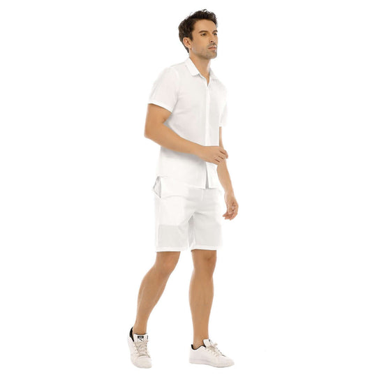 Archiify Pop art style Print Men's Short Sleeve Shirt Set