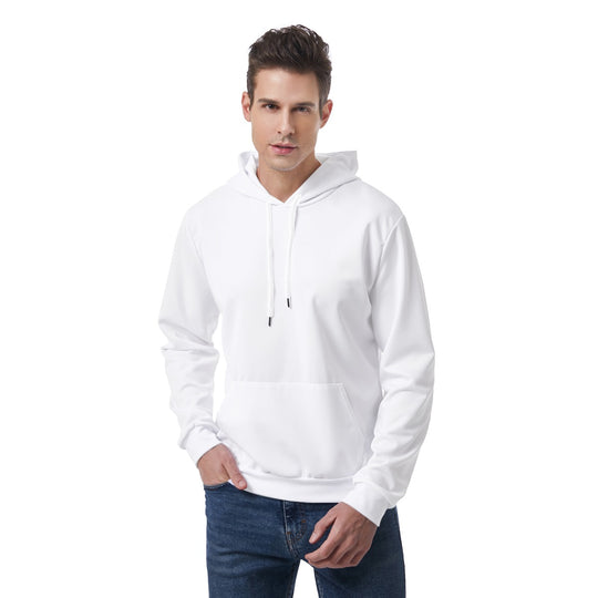 Men's Hoodie With Double-side Print Hood