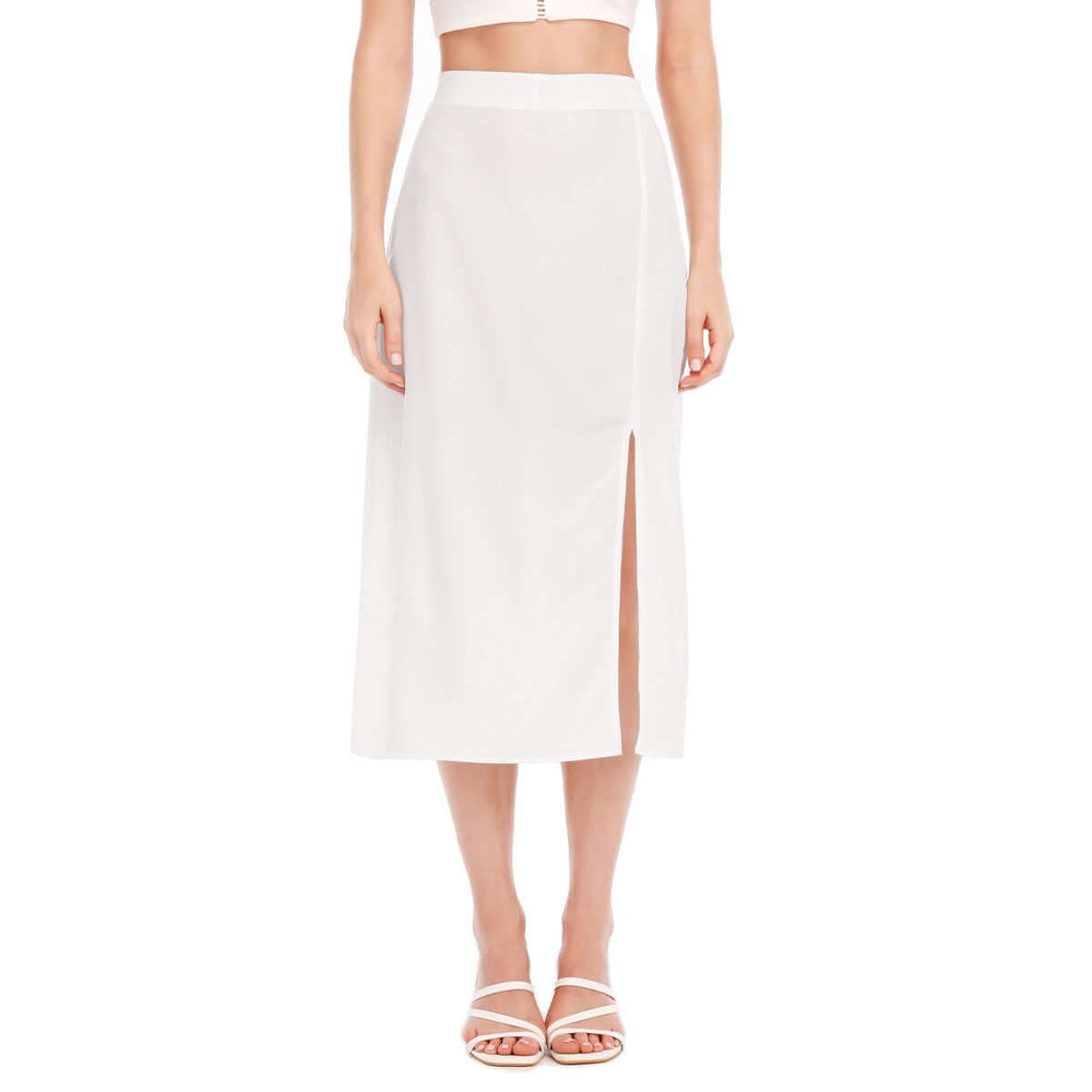 Hippie Bohemian Style Geo Print Women's High Slit Long Skirt - Archiify