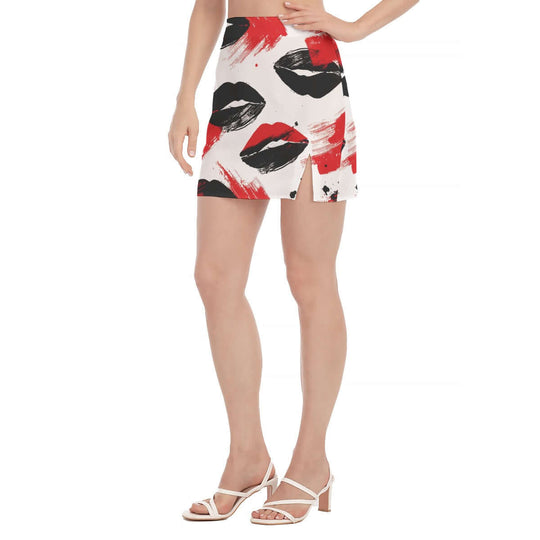 Pop Style Women's Sexy Side Split Hip Skirt