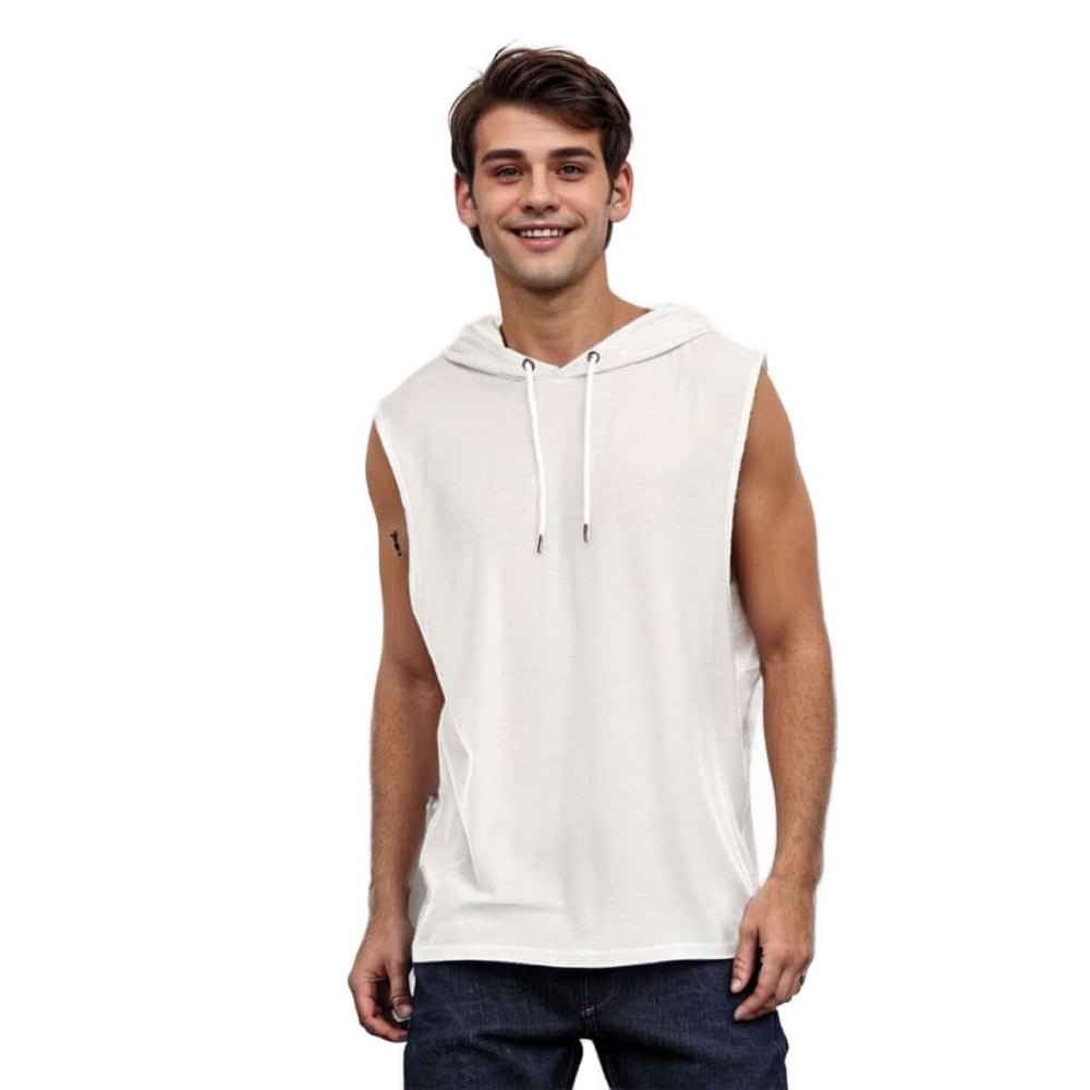 Personlized Gift for Men Sleeveless Pullover Hoodie - Archiify