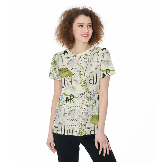 Street Style Women's Crew Neck T-Shirt