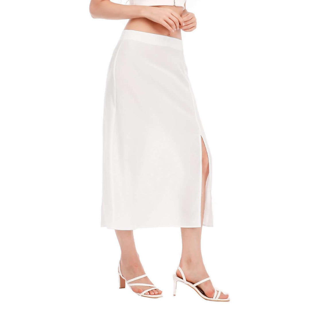 Hippie Bohemian Style Geo Print Women's High Slit Long Skirt - Archiify