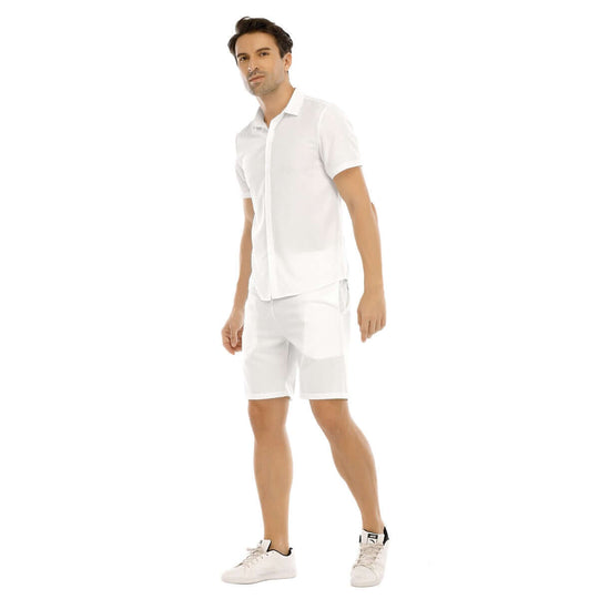 Archiify Pop art style Print Men's Short Sleeve Shirt Set