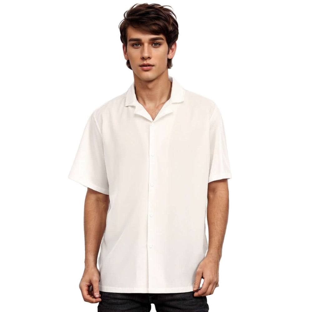 Hip-Hop Style Men's Shirt With Button Closure