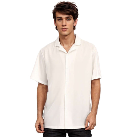 Hip-Hop Style Men's Shirt With Button Closure