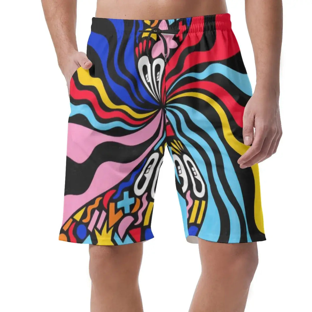 Archiify Pop art style customized Men's Classic-Fit Stretch Golf Short