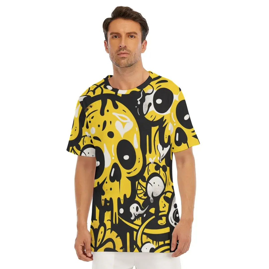 Hip-hop style Personalized Men O-neck T-shirts Breathable-Archiify