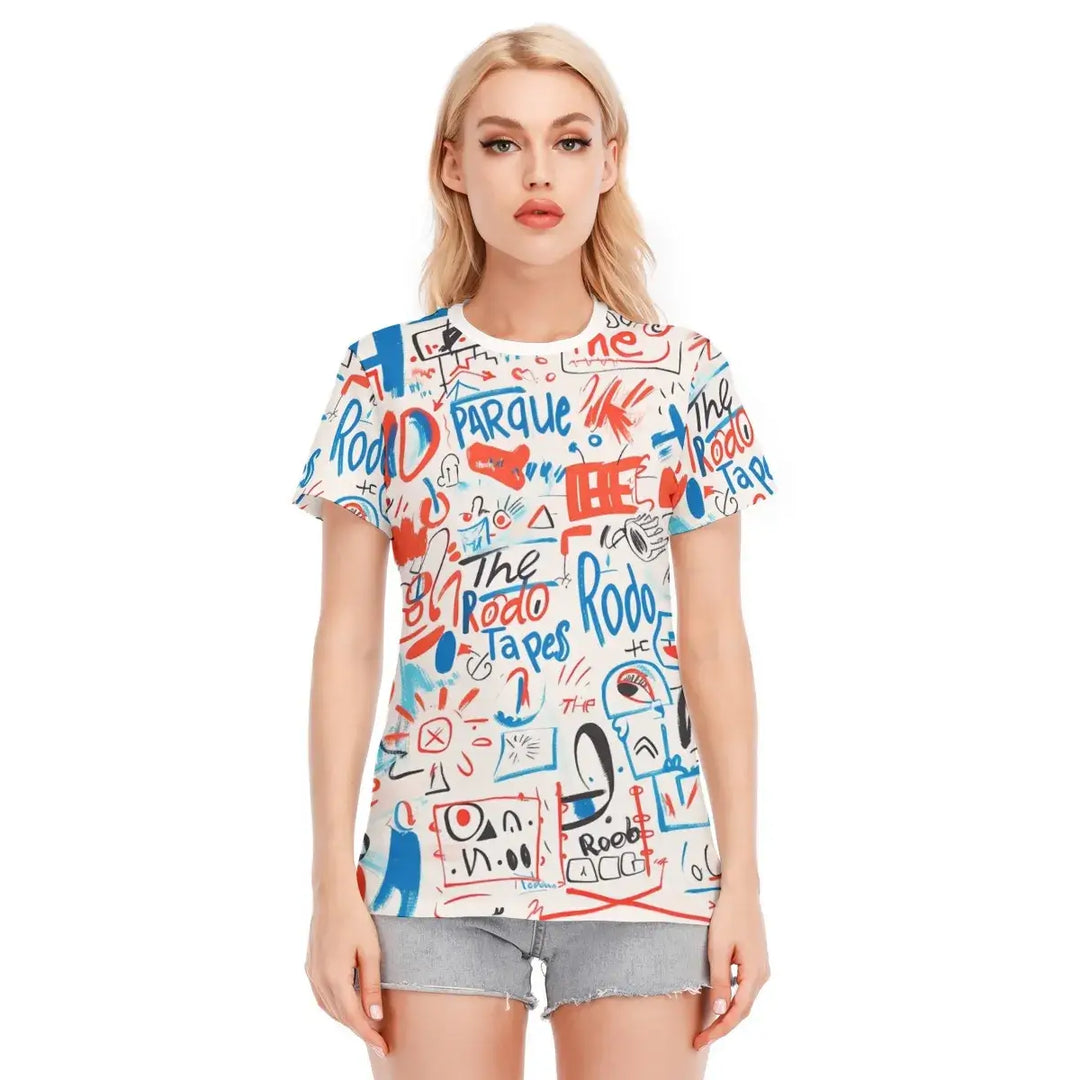 Women's Round Neck T-Shirt | 190GSM Cotton - Archiify