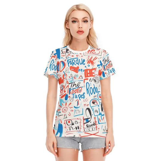 Women's Round Neck T-Shirt | 190GSM Cotton - Archiify