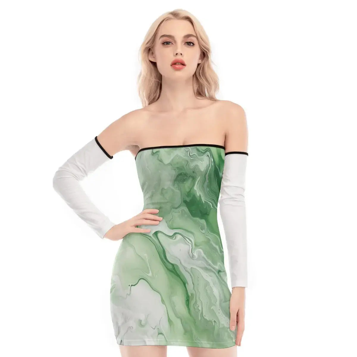 Women's Off-shoulder Back Lace-up Dress - Archiify