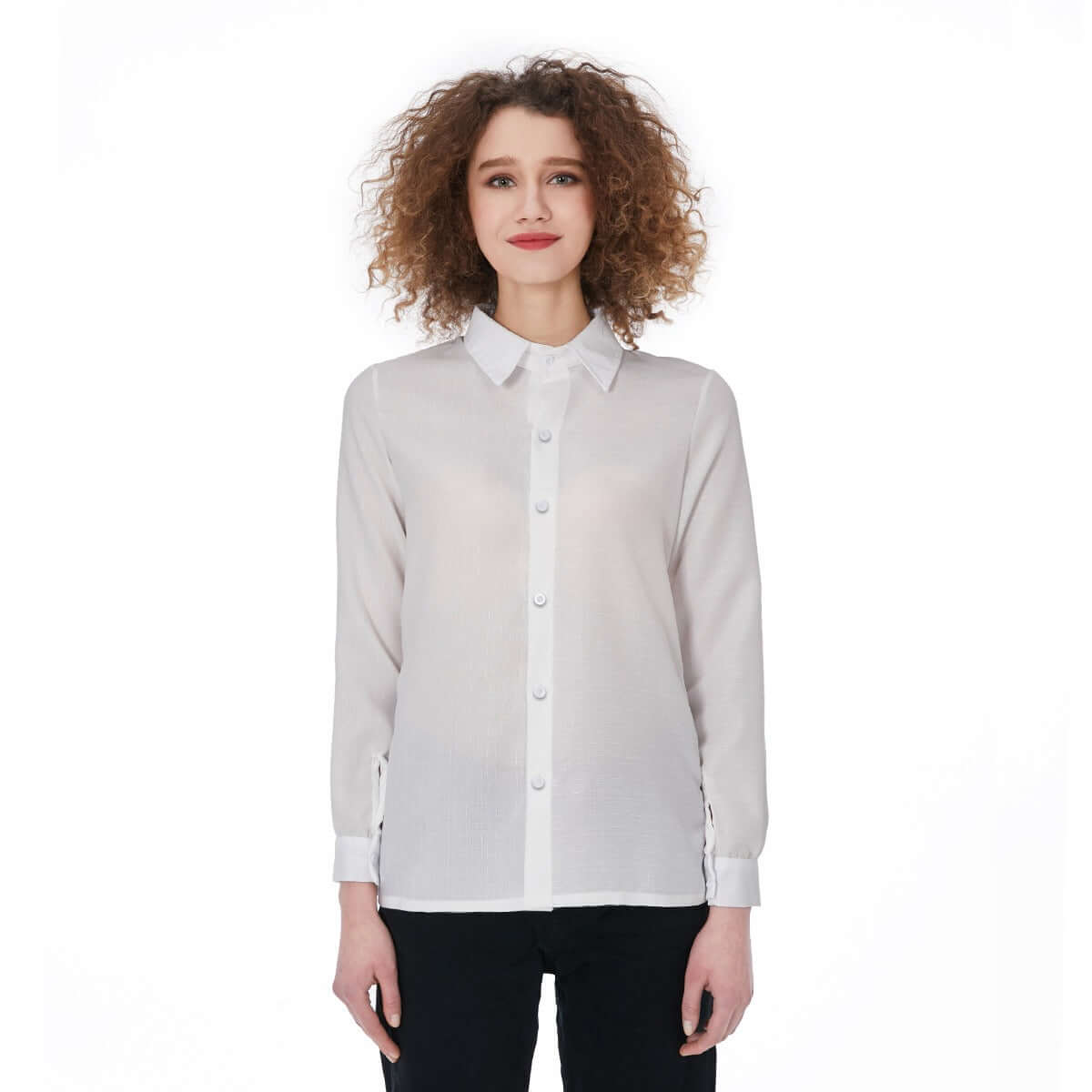 Printed Women's Elasticized Back Shirt - Archiify