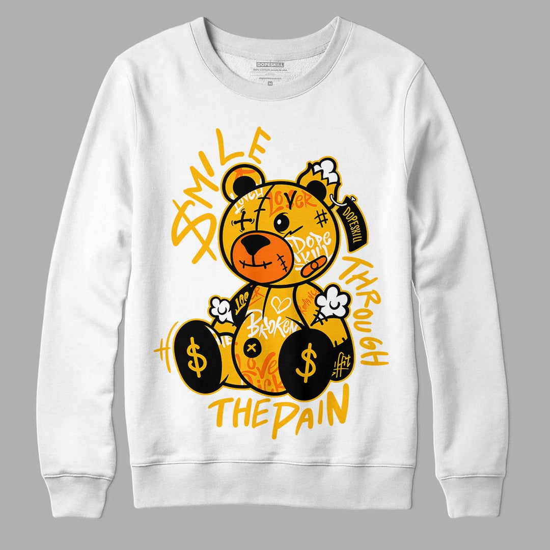 AJ 13 Del Sol DopeSkill Sweatshirt Smile Through The Pain Graphic