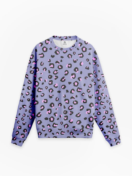 Statement Crewneck Knit in Jolly Spots