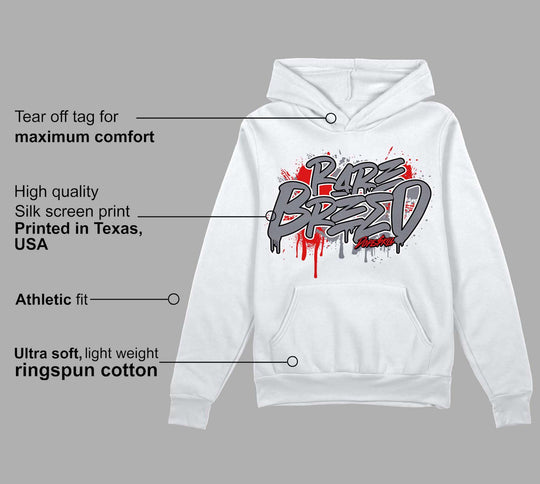 Fire Red 9s DopeSkill Hoodie Sweatshirt Rare Breed Graphic