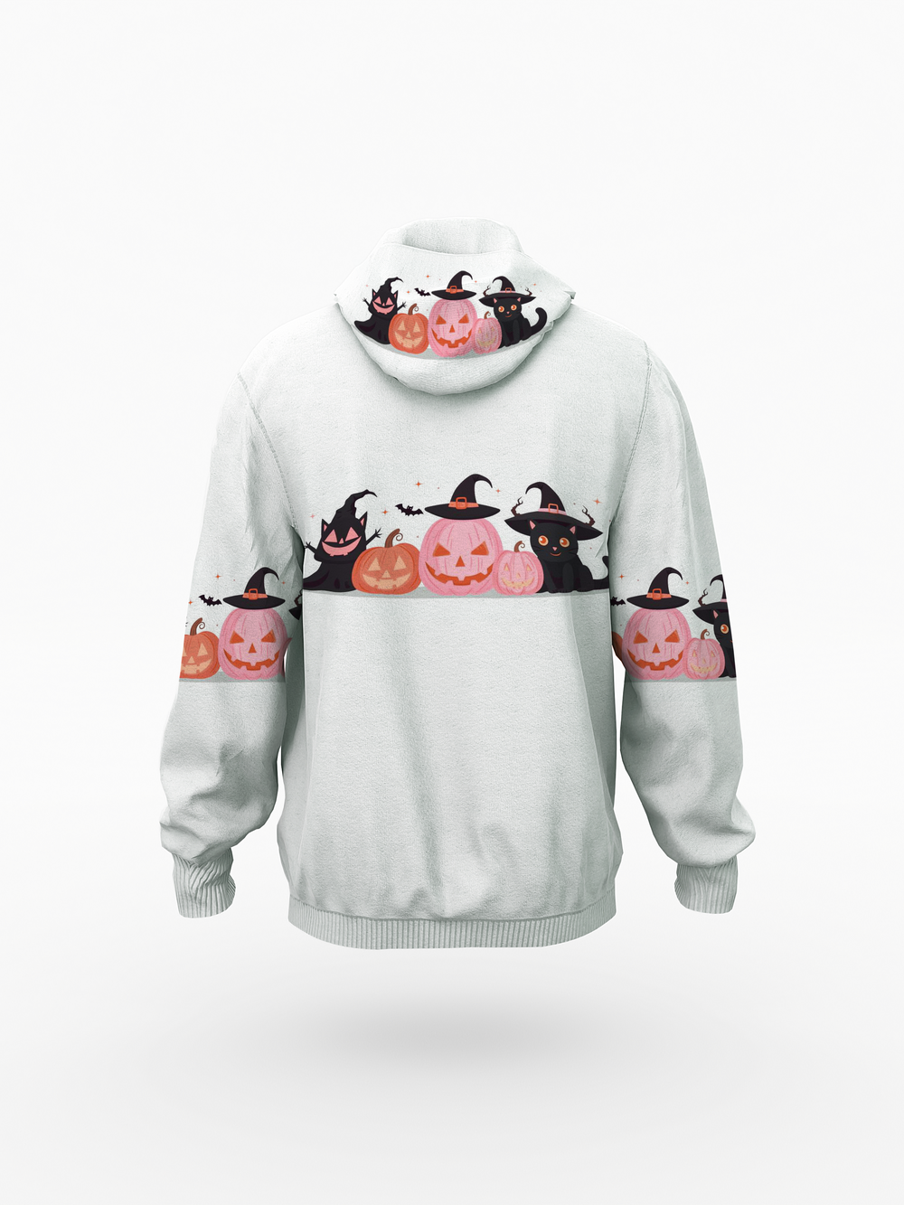 Halloween Pumpkin Print Women's Hoodie