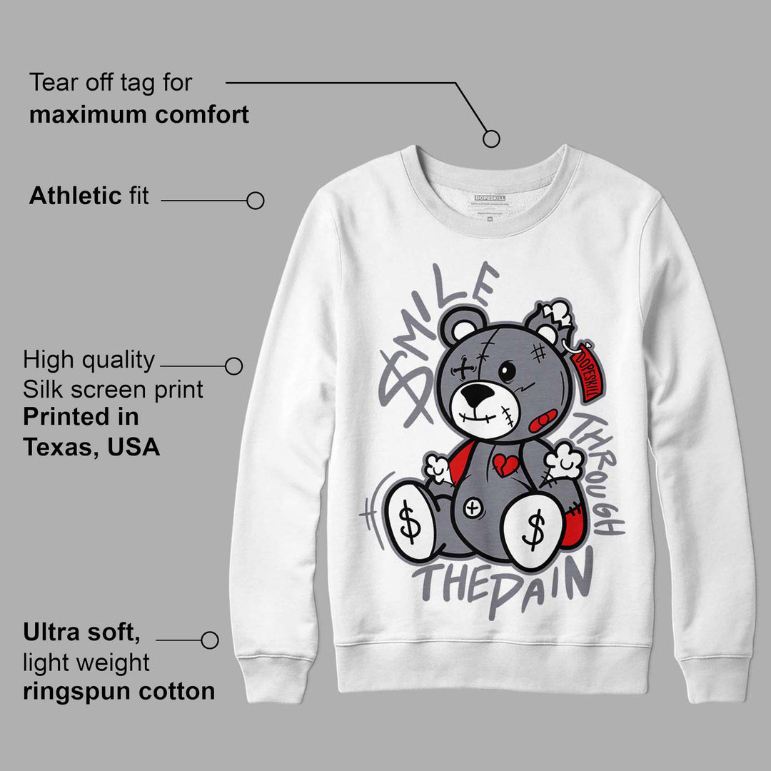 Fire Red 9s DopeSkill Sweatshirt BEAN Graphic