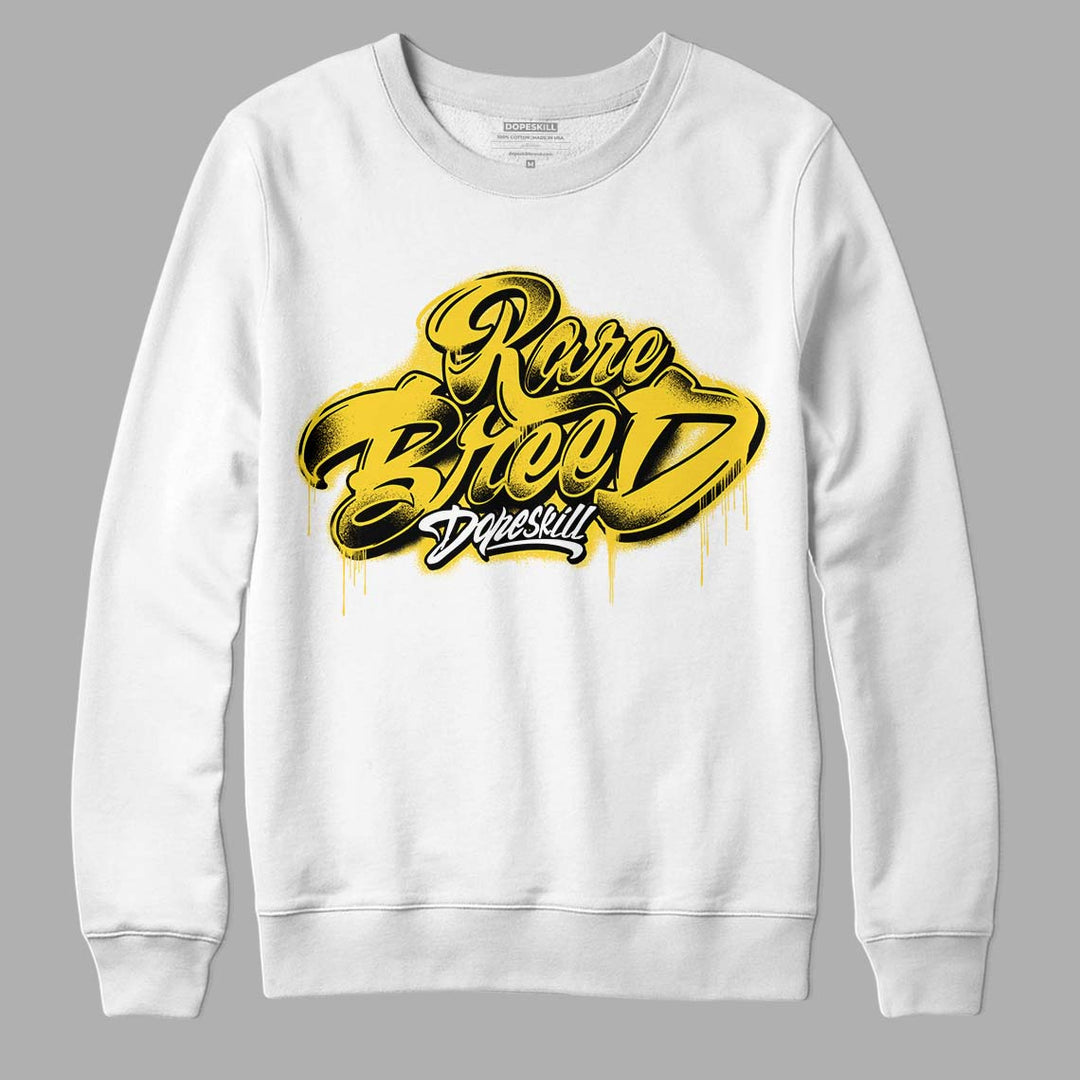 Black Tour Yellow AJ 4 Thunder DopeSkill Sweatshirt Rare Breed Type Graphic