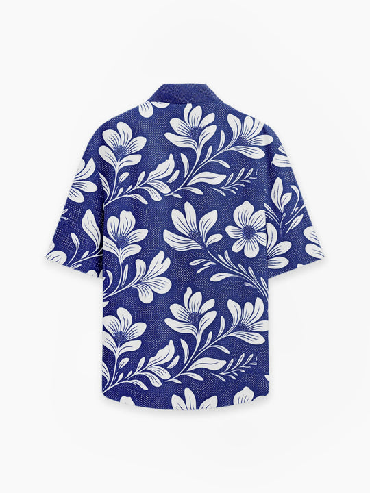 Breezy Hawaiian Short-Sleeve Shirt in Aloha Vibes