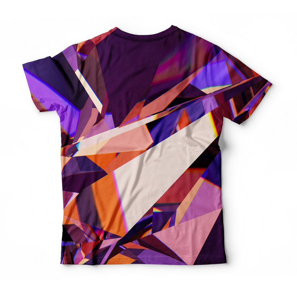 Abstract Purple Crystal T-Shirt