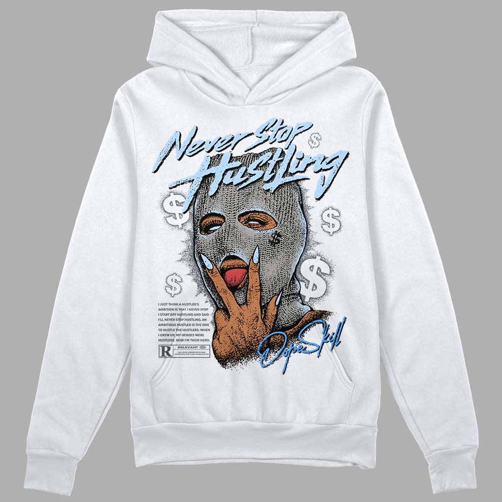 Cool Grey 11s DopeSkill Hoodie Sweatshirt Never Stop Hustling Graphic