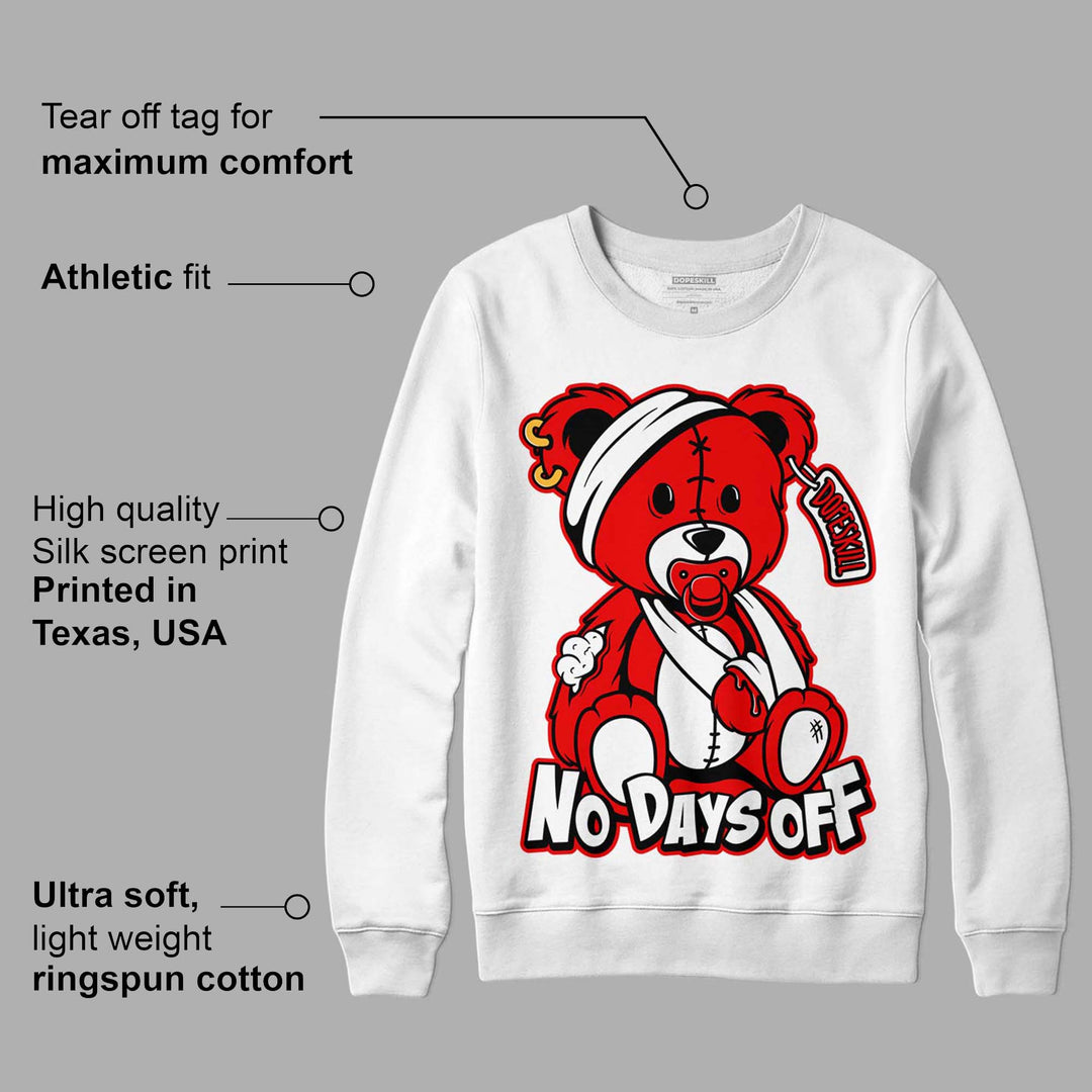 Cherry 11s DopeSkill Sweatshirt Hurt Bear Graphic