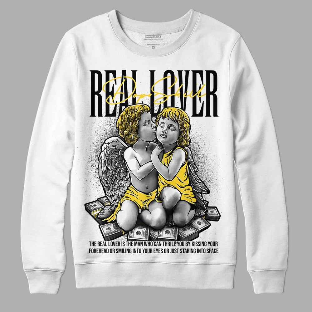 Black Tour Yellow AJ 4 Thunder DopeSkill Sweatshirt Real Lover Graphic