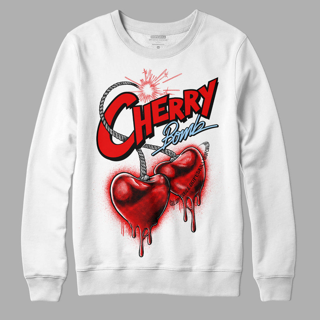 Cherry 11s DopeSkill Sweatshirt Cherry Bomb Graphic