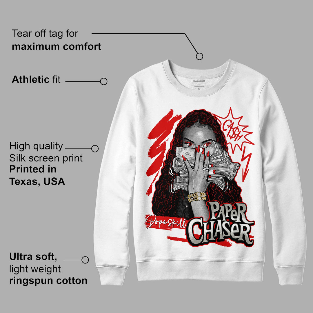 Fire Red 3s DopeSkill Sweatshirt NPC Graphic