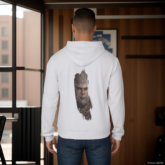 WuKong XI All-Over Print Men's Pullover Hoodie