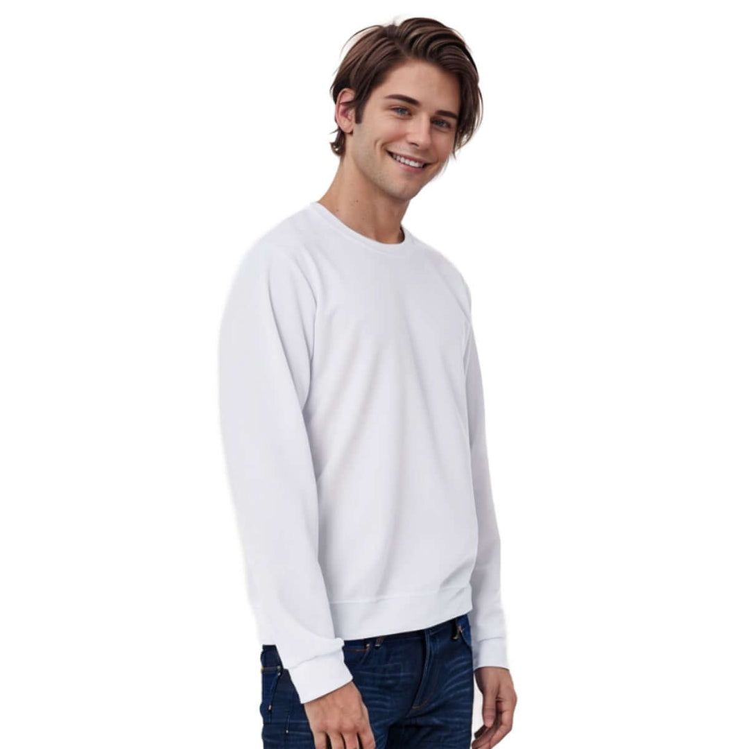 Customize Men's Sweatshirt | Fleeece Crewneck Sweatshirt for Men - Archiify