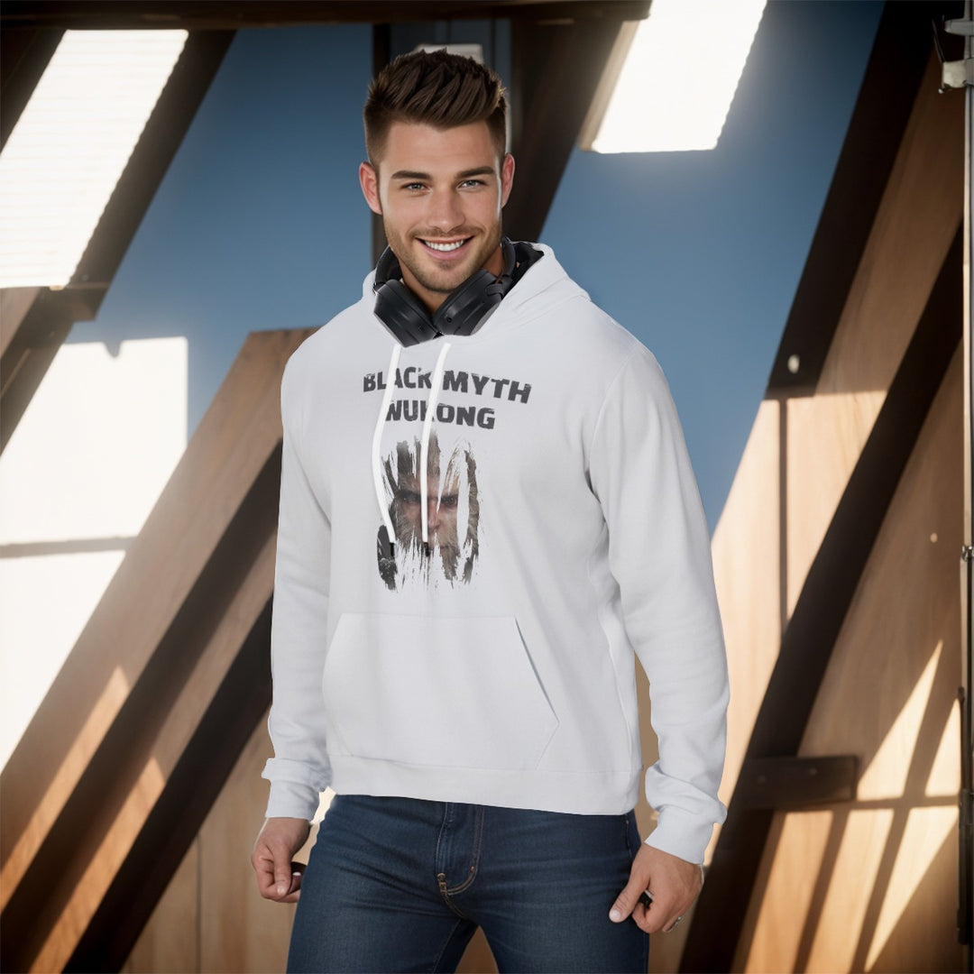 WuKong XI All-Over Print Men's Pullover Hoodie