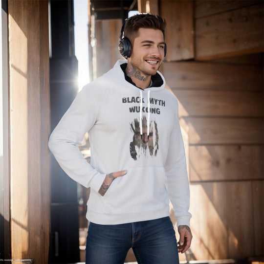 WuKong XI All-Over Print Men's Pullover Hoodie