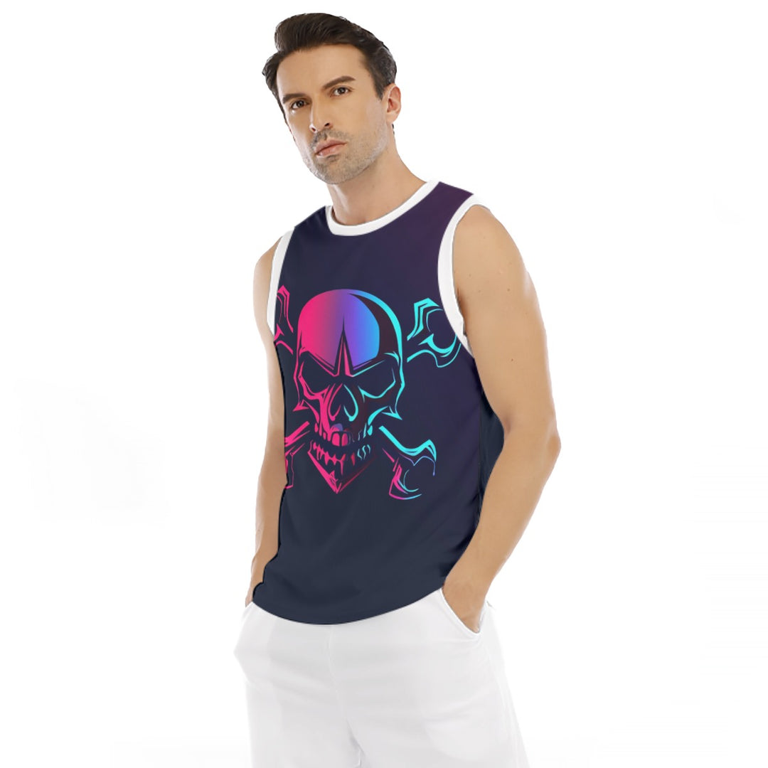 All-Over Print Men's Basketball Vest