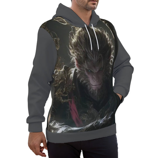 WuKong Ⅷ Eco-friendly All-Over Print Unisex Pullover Hoodie