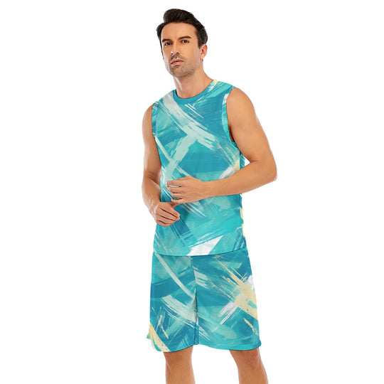 All-Over Print Men's Basketball Suit