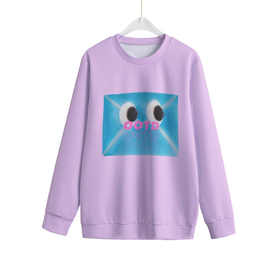 ‘Blue plush’ All-Over Print Women's Sweatshirt