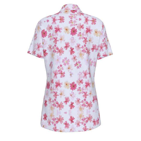 All-Over Print Women's UV Protection POLO Shirt