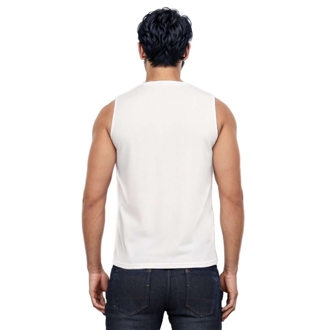 Street Style Men's V-neck Tank Top Graphic Vest | Personalized Gift - Archiify