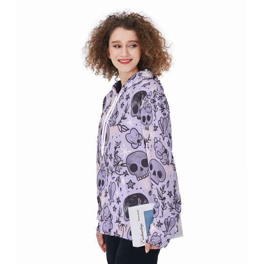 Women's Cute Skull Print Hoodie