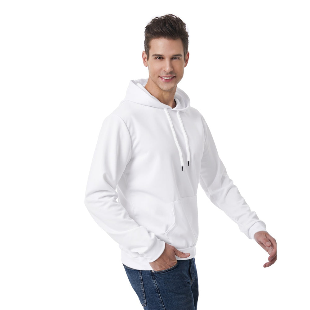 Men's Hoodie With Double-side Print Hood