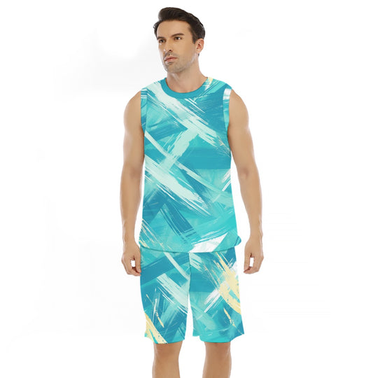 All-Over Print Men's Basketball Suit