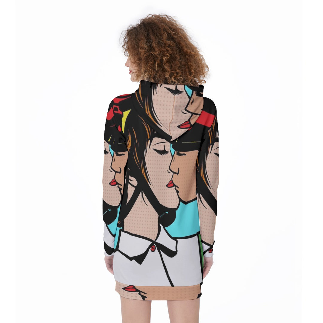 Lovers Printed Women's Long Hoodie