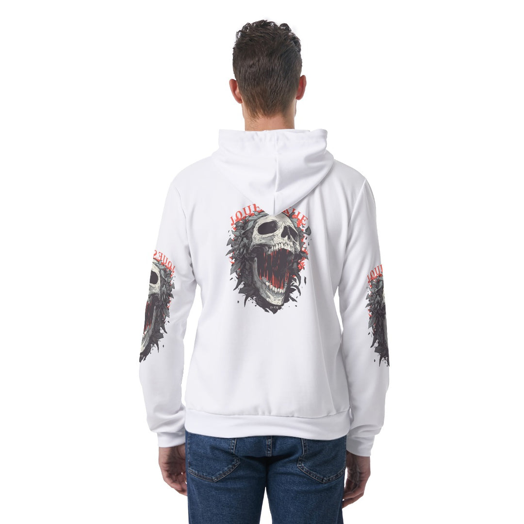 Reversible Holehead Print Men's Hoodie