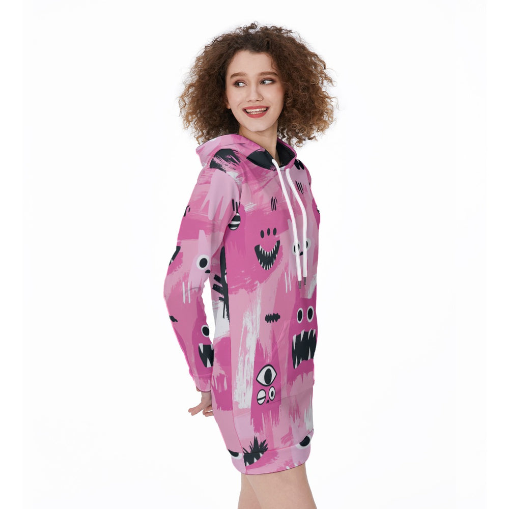 All-Over Print Women's Long Hoodie