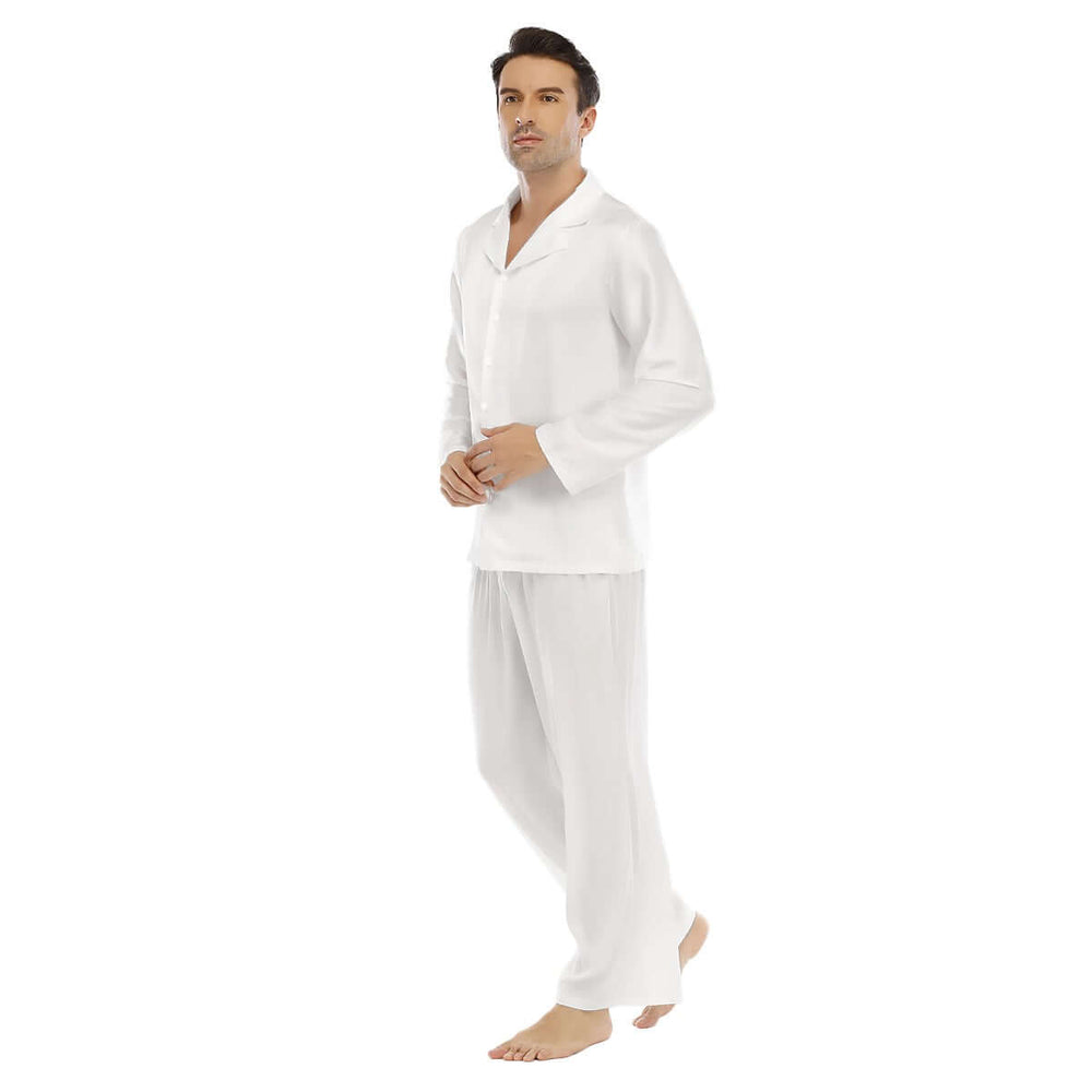 Father's Day Sale | Customized Men's Lapel Pajama Set - Archiify